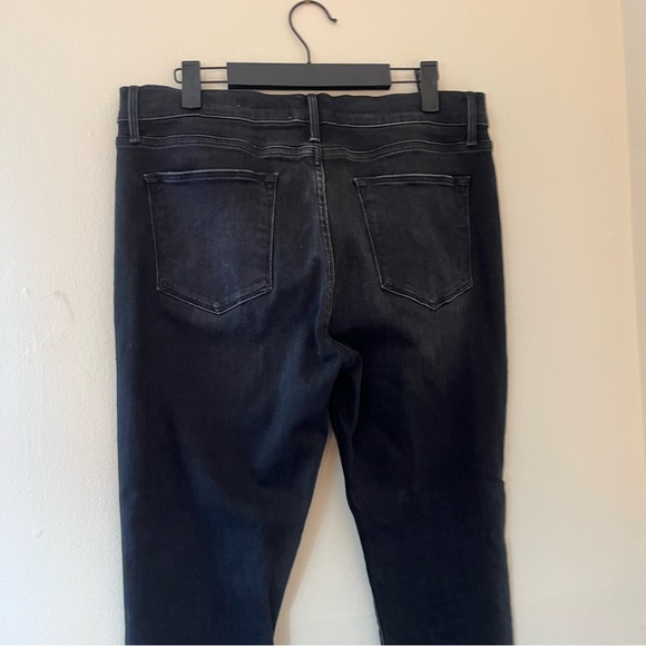 FRAME denim le high skinny jeans black gray size 31 / 12 - Picture 3 of 6